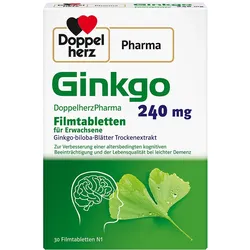 GINKGO DOPPELHERZPHARMA 240 mg Filmtabletten 30 St
