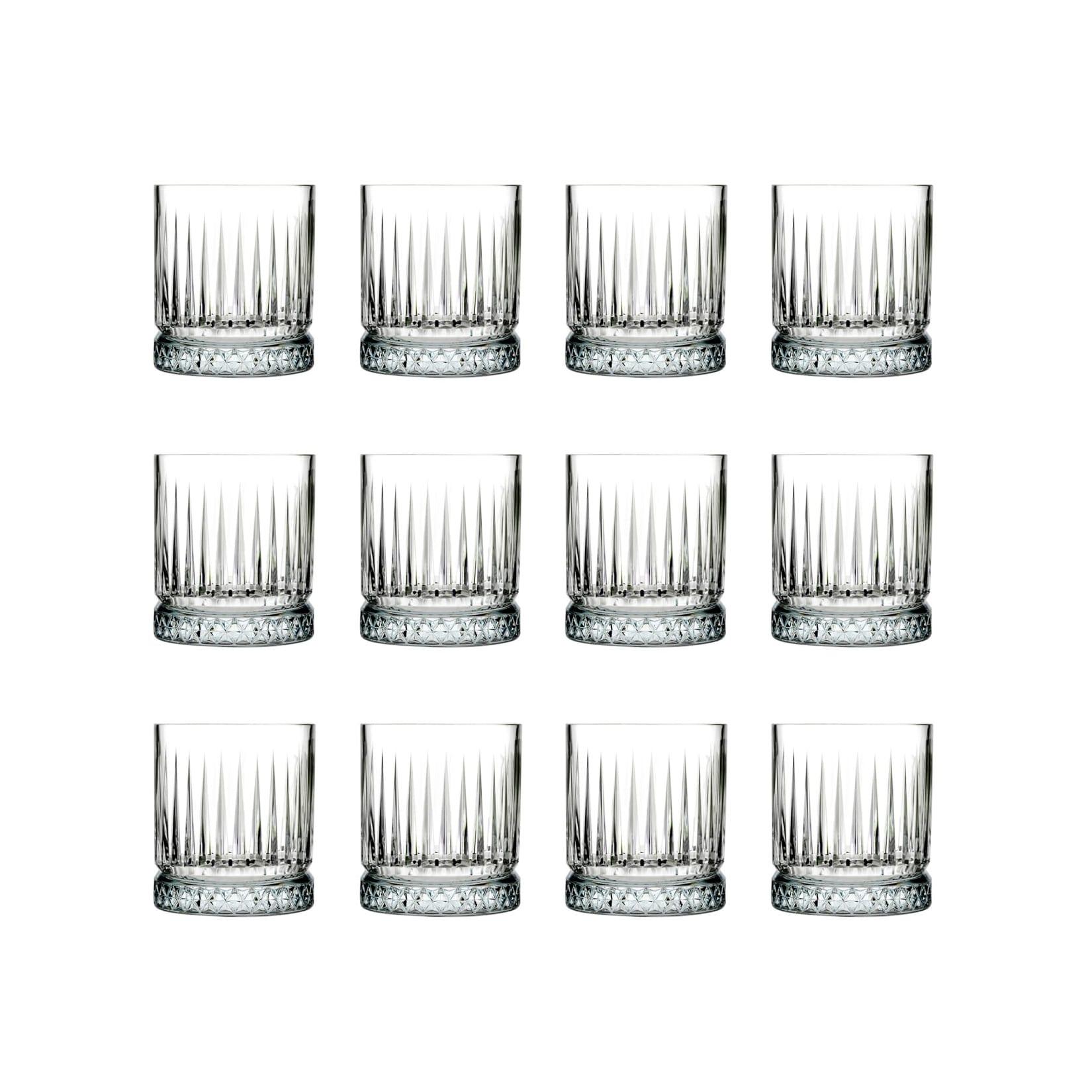 Whiskygläser, Whiskybecher - Elysia, 12er-Set, Stilvolle Gläser für Whisky & mehr, 210ml