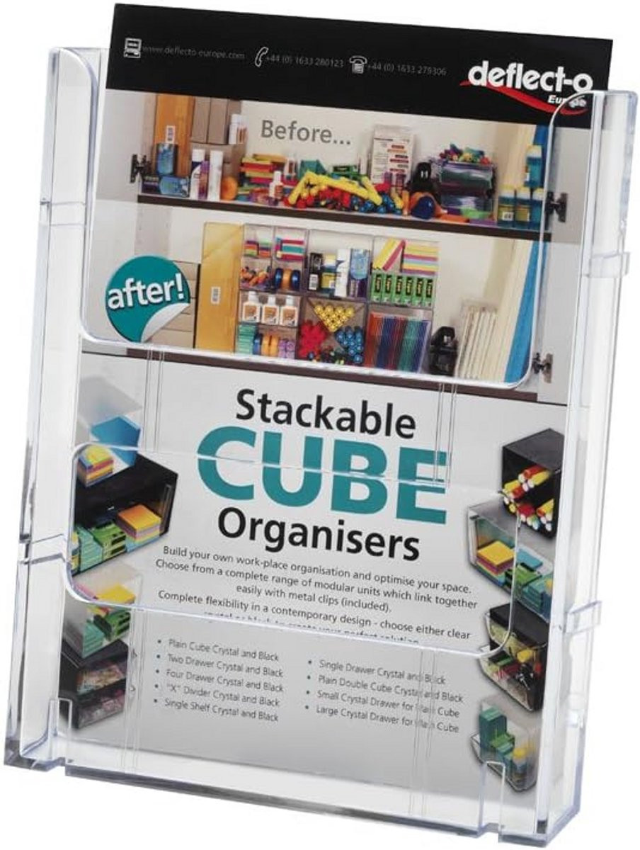 Modulaire Muur Literatuur Houder A5 - Transparant