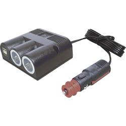 ProCar 67325501 Zigarettenanzünder-Verteiler Anzahl Zigarettenkupplungen 2 x Schnittstellen: USB 2 x Belastbarkeit Strom max. 16 A