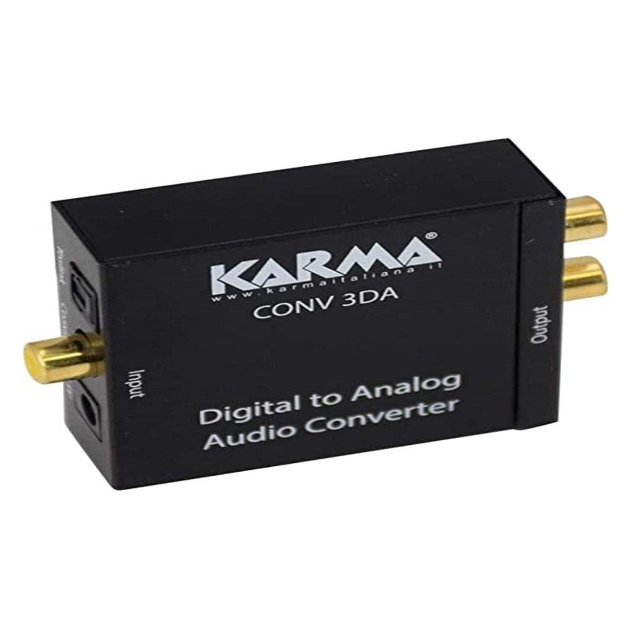 Karma Italiana CONV 3DA Audiowandler Schwarz (Digital -> Analog) (CONV 3DA)