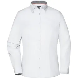 Damen Bluse "JN618" - L - white/black-white