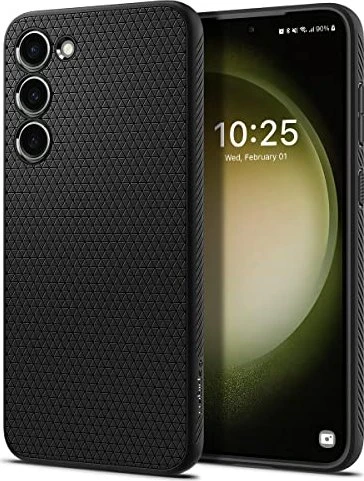Spigen Liquid Air Black Cover für Samsung Galaxy S23