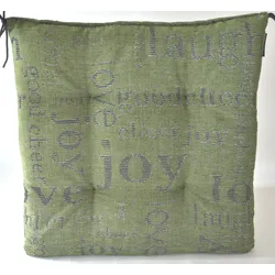 Stuhlkissen JOY (LBH 40x40x5 cm) - grün - LBH 40x40x5 cm