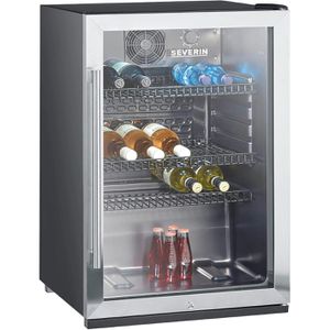 Severin Getränkekühlschrank FKS 8840, mit Glastür, eintürig, mit 2 Ablagen, 118 Liter, 54,5 x 84 cm