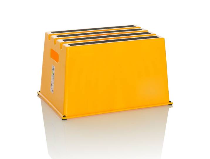 Tabouret Marchepied / Marchepied Tio-e1 Plastique Jaune Hjh Office
