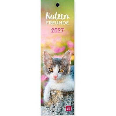 Lesezeichenkalender 2027: Katzenfreunde