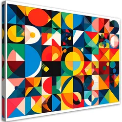 LEINWANDBILD Bunte Abstraktion 60x40cm
