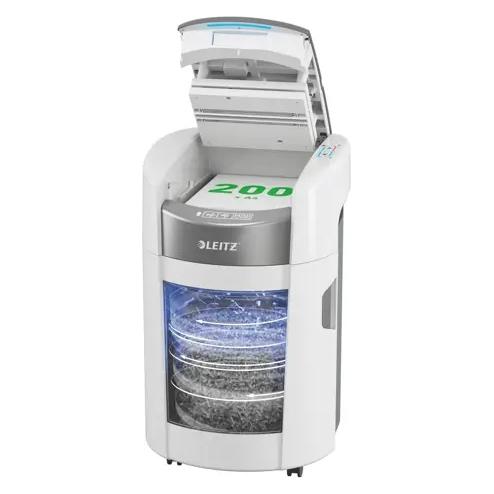 Leitz IQ OptiMax Autofeed Small Office 200 makulator krydsmakulering P4 (80400000)