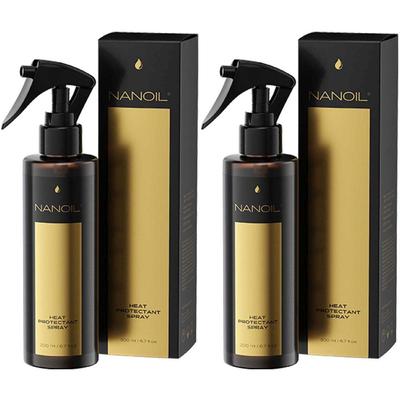 Nanoil Heat Protectant Spray x2 2x200 ml