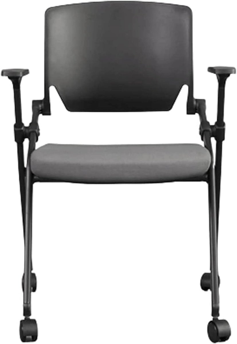 Klapstoel Zwart - Comfortabele Ergonomische Kantoorstoel - Hoogte: 87 cm