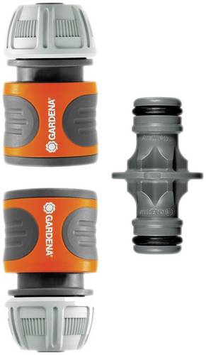 GARDENA 18283-20 18283-20 Kunststoff Schlauchkupplung 13 mm (1/2") Ø, Steckkupplung Set