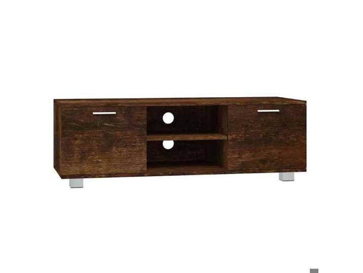 NOUVEAU Meuble télé - Meuble TV - Console TV - Chêne fumé - 120x40 5x35cm Bois d'ingénierie 43033