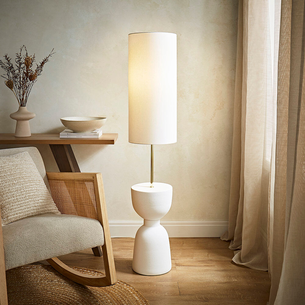 Latitude Run Esme 143 H cm Matte Traditional Floor Lamp 143cm H X 29cm W X 29cm D