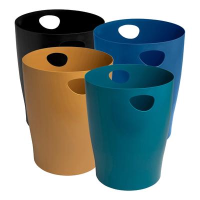 Exacompta 453505D 8x Papierkorb Ecobin, Neo Deco - Farben sortiert