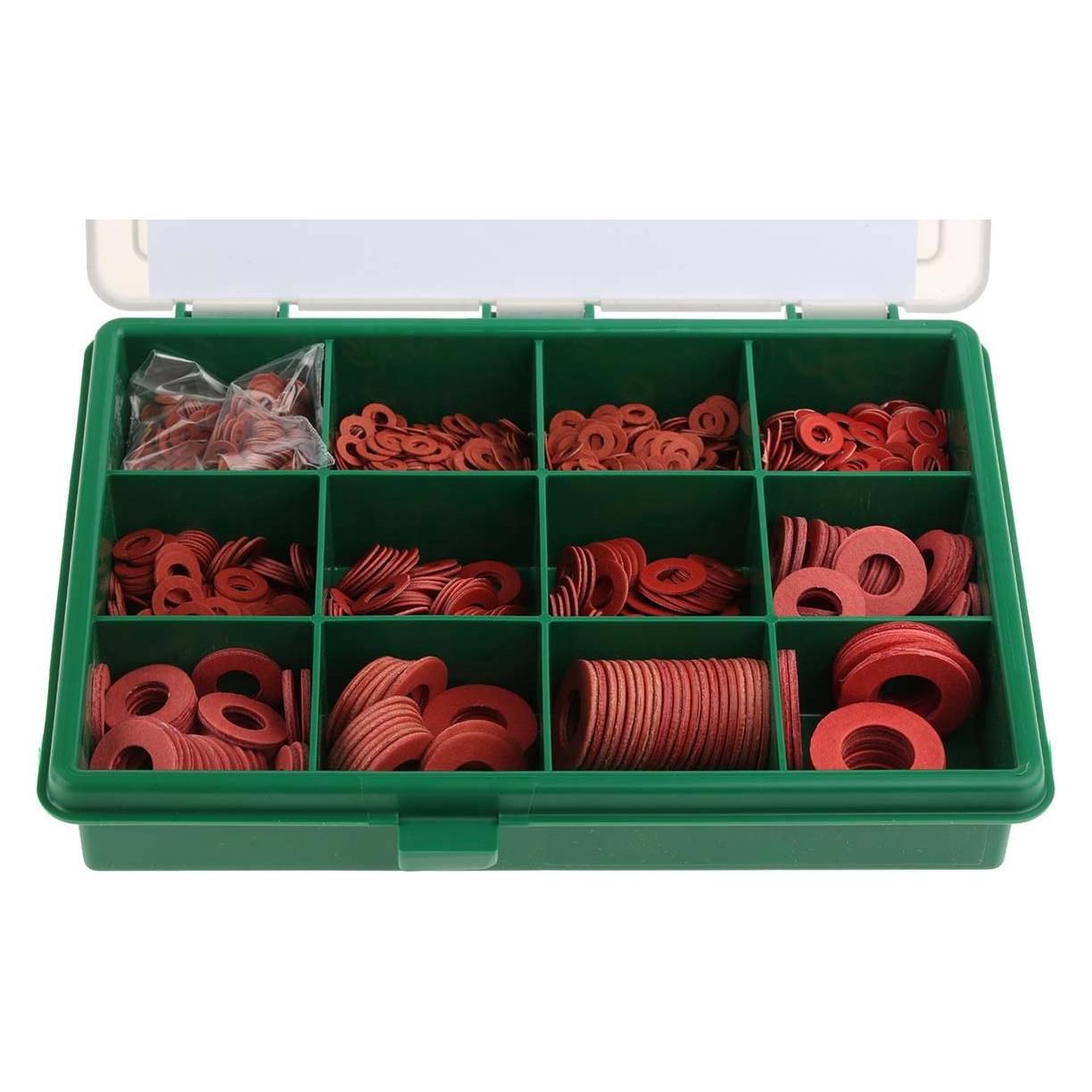 RS PRO Fiberscheiben Sortiment M2,5 - M12 (M10, M12, M2.5, M3, M4, M5, M6, M8) (289174)