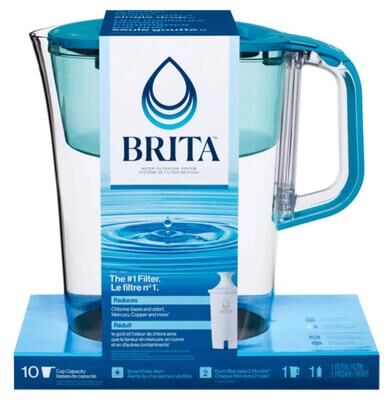 Brtia Brita Tahoe 10 cups Blue/Clear Water Filter Pitcher