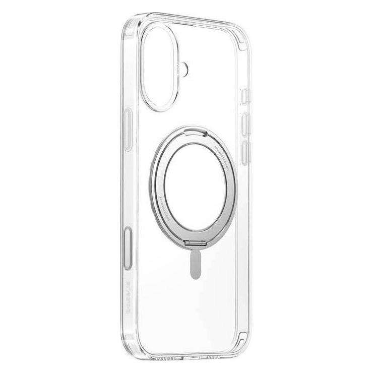 Baseus SkyRing 360° iP16 magnetic case with stand (transparent) (Apple iPhone 16) (P6016100A201-04)