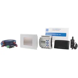 Eaton 198514 Starterpaket bestehend aus EASY-E4-DC-12TC1, XV-102-A0-35TQRB-1E4, Ethernet Switch, 3xPatchleitung, Lizenz easySoft 7 XV100-BOX-E4-DC1