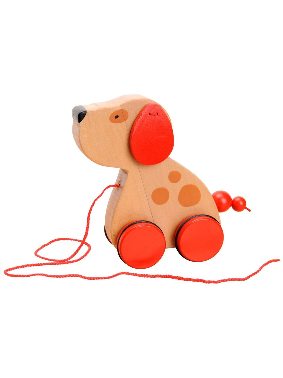 Goki Wooden Pull Animal Dog