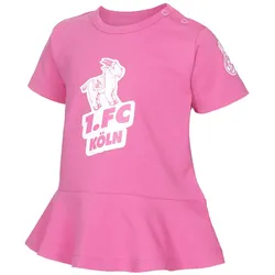 hummel 1. FC Köln Baby T-Shirt mit Schößchen 3593 - rosebloom 86