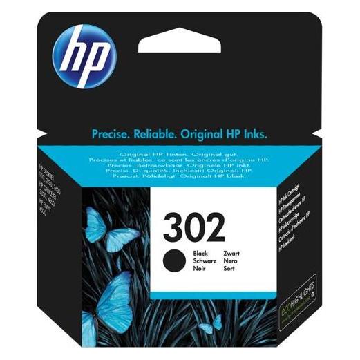 HP Cartuccia d'Inchiostro Nero 302 (BK) (F6U66AE#30N)