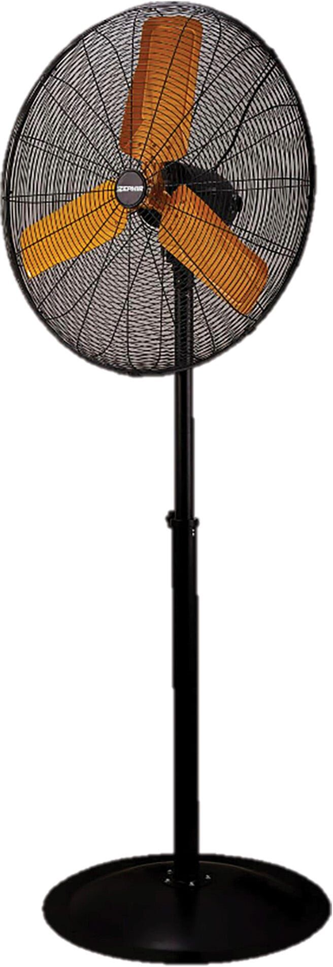 Zephir VENTILATORE INDUSTRIALE A PIANTANA  ZDM75P PALA DA 75 cm CAVO LUNGO 4 m