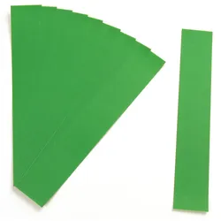 ULTRADEX Einsteckkarten für 50mm Einsteckschiene 420x46mm moos VE=6 Streifen