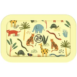 24 Bottles Jungle Friends, Lunchbox, Mehrfarbig