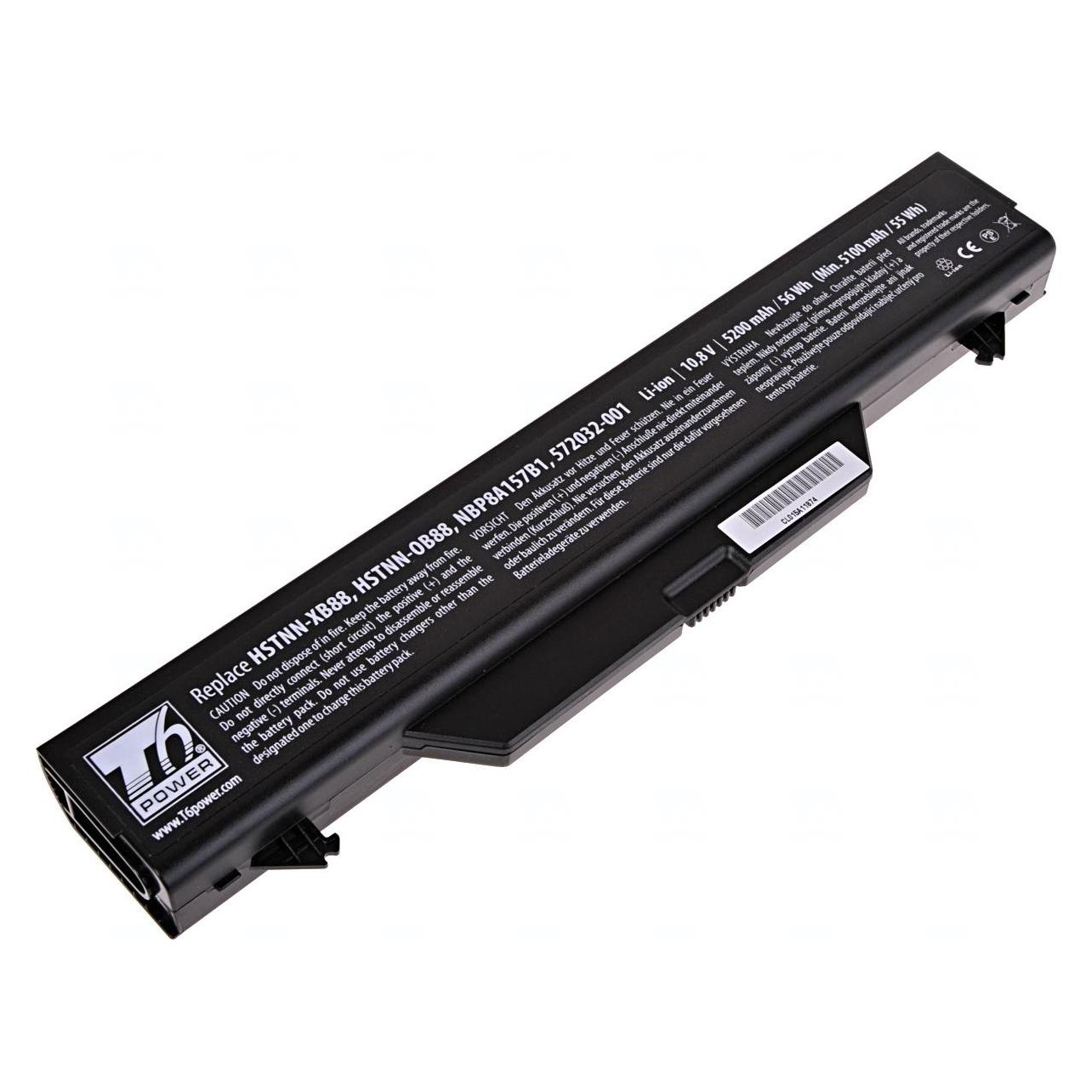 T6 Power Baterie HP ProBook 4510s, 4515s, 4710s, 6cell (6 Zellen, 5200 mAh) (NBHP0064)