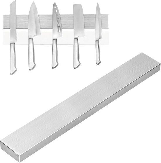 Famanu Magnetische messenhouder, 30 cm - Zelfklevende organizer voor keukenmessen