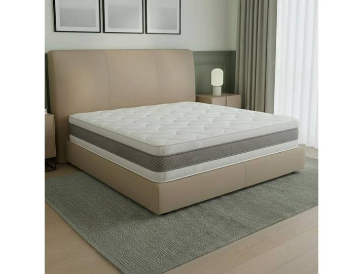 The White Stone Matratze 80x190 20 cm mit hoher Festigkeit ; Made in Italy, Weiß, Textil, H3 + H5, 80x190 cm, antibakteriell, Schlafzimmer, Matratzen