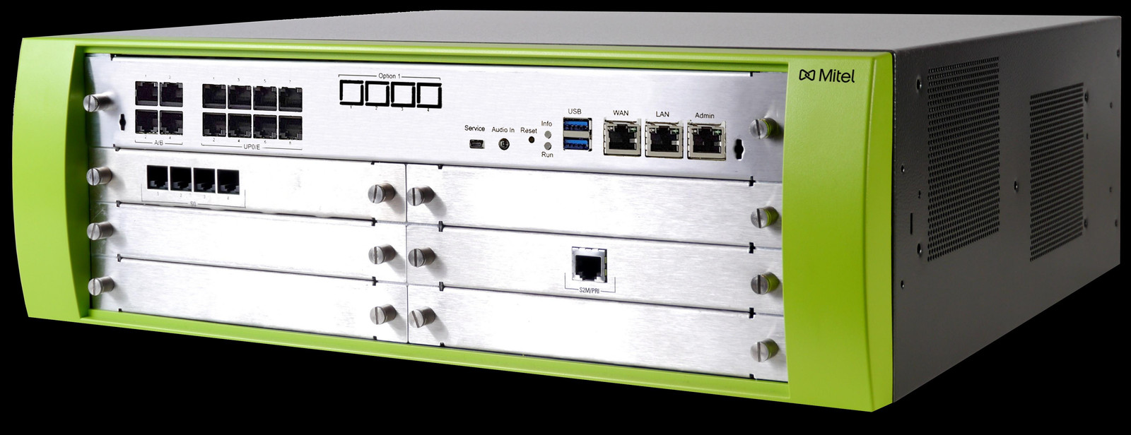 Unify Mitel OpenScape Business X5R systeemkast voor rackmontage zonder moederbord en software