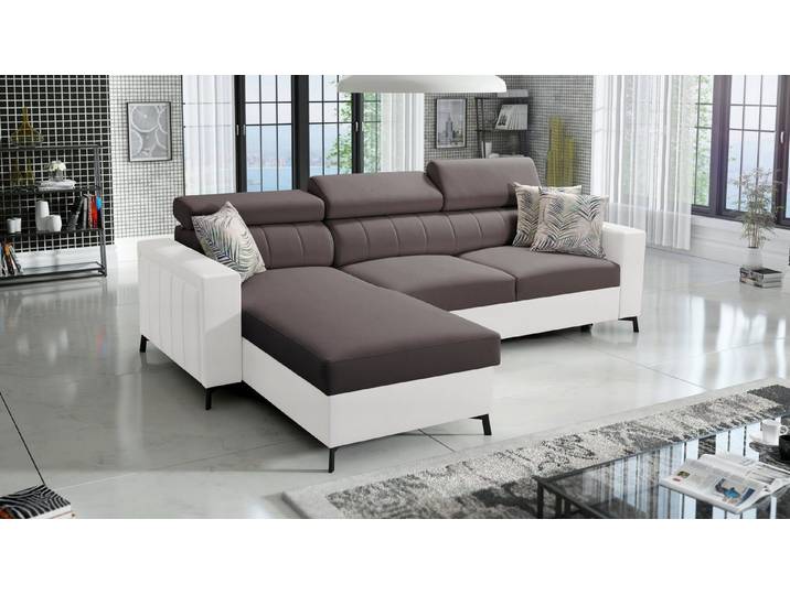 Best for Home Ecksofa mit Schlaffunktion und Bettkasten – modern & geräumig, Ecksofa mit Schlaffunktion, Schlaffunktion