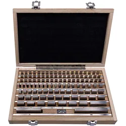 Parallel-Endmaß Set 112-teilig, Genauigkeitsklasse II, DIN 861