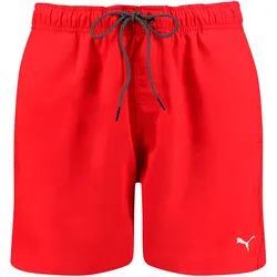 PUMA Swim Medium Length Badeshorts Herren 02 - red S