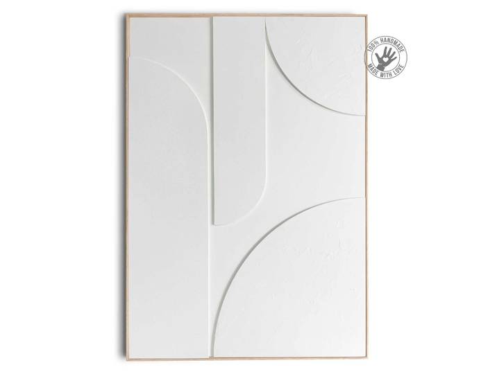 Bild REINDERS Saturn , weiss (farbe bild(er): weiß), B:70cm H:100cm T:3cm, MDF, Bilder, Bild, mit 3D-Textur