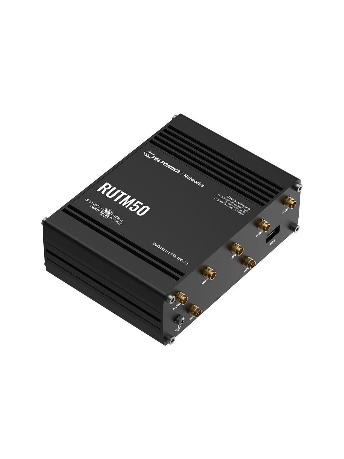 Teltonika RUTM50 - wireless router - WWAN - Wi-Fi 5 LTE - 5G 4G 3G - Wireless router 802.11a/b/g/n/Wi-Fi 5 Wave 2