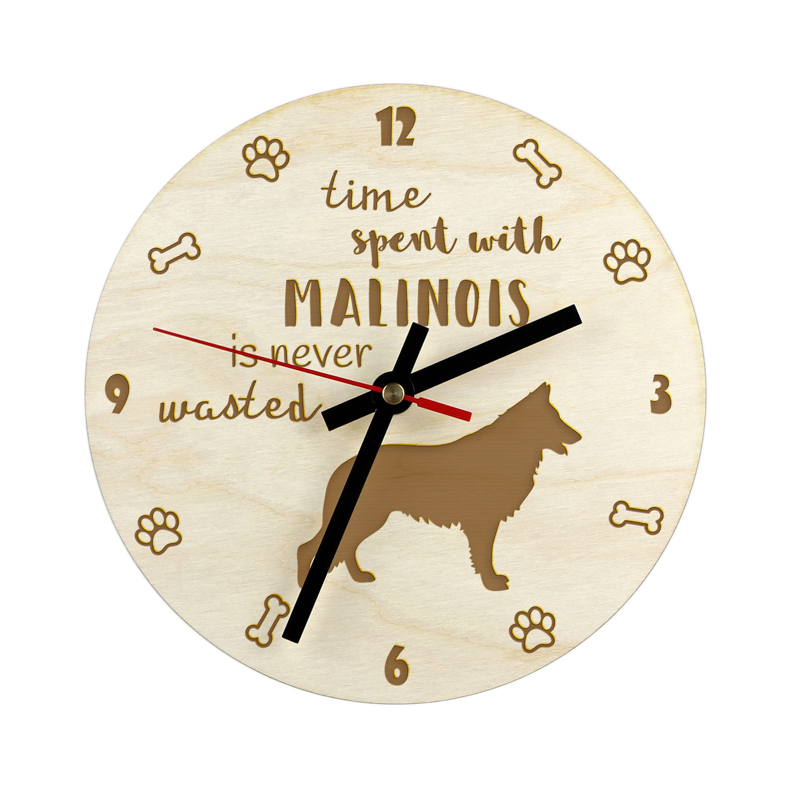 Art-Dog Wandklok Mechelse Herder