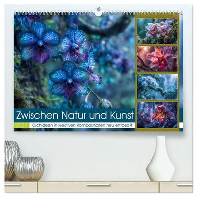 Zwischen Natur und Kunst (hochwertiger Premium Wandkalender 2027 DIN A2 quer), Kunstdruck in Hochglanz