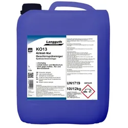 Spülmaschinenreiniger Langguth KO13 4clean Mat 12 kg Flüssigreiniger, leistungsstark, fettlösend und ergiebig