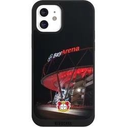 Nivocase Handyhülle für Apple iPhone 12 Hülle NIVOpure Case Schwarz Bayer 04 Leverkusen Offizielles (Apple iPhone 12), Smartphone Hülle, Schwarz