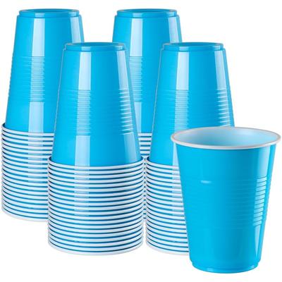 The Handy Homestead Disposable Party Cups Set Versatile Beer Pong Cups & Outdoor Drinkware blue