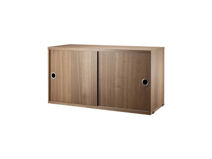String String Schrank mit Schiebetür Walnuss, 78x30 cm