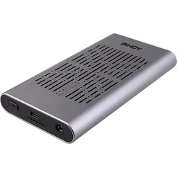 LINDY 43382 - Externes 2x M.2 NVMe SSD Gehäuse, Clone, USB 3.2