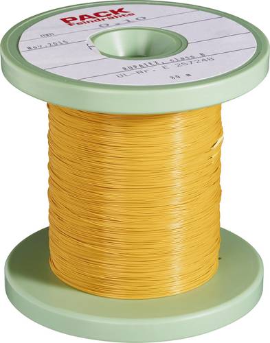 Pack Litz Wire Kupferlackdraht Außen-Durchmesser (inkl. Isolierlack)=0.40mm Außen-Durchmesser (ohne Isolierlack): 0.20mm 100m