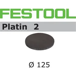 FESTOOL Schleifscheiben Platin2 STF Ø125mm ungelocht S500, 15Stk.