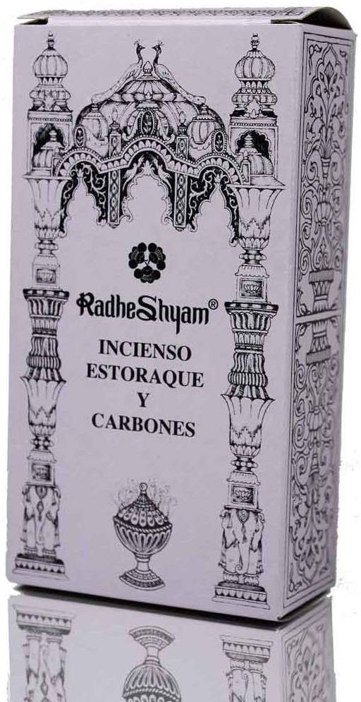 Radhe Shyam Weihrauch Estoraque und Kohlen 50 gr
