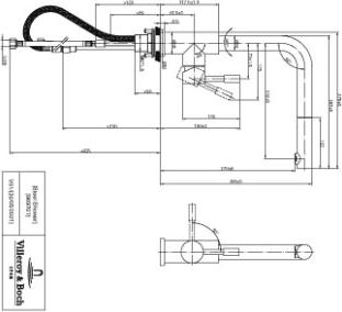 Villeroy & Boch 96970106 Küchenarmatur Steel Shower 969701