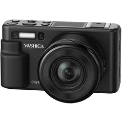 Yashica City 200 schwarz (4.9 - 49 mm, 13 Mpx), Kamera, Schwarz